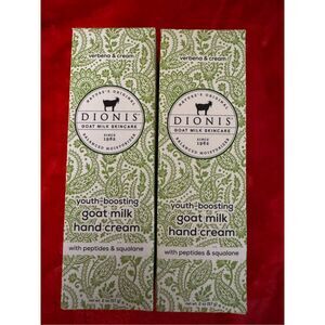 Youth boosting verbena and cream goat milk hand cream bundle